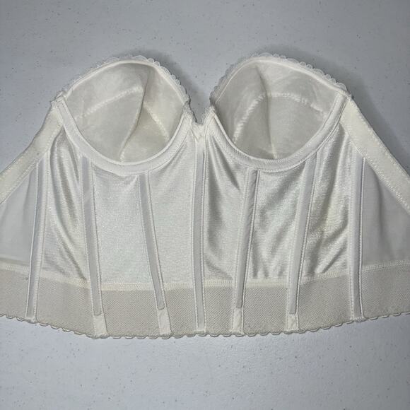 Flexees Vintage Women’s Corset Bra White Size 34B - Picture 3 of 5